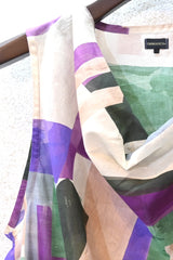 EMMAジオメトリックドレープミニドレス(チュニック)/ Original Design