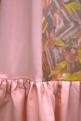 EMMAソフトアムンゼン(梨地織)パネルギャザードレス/ Original Design