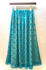 EMMAパップアップ・ロングレーススカート /100% Made in Japan