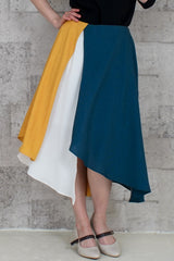 EMMAイレギュラーAiryスカート /100% Made in Japan