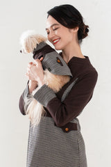 EMMAスエードタッチクラシカルVネック /100% Made in Japan