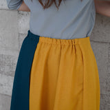 EMMAイレギュラーAiryスカート /100% Made in Japan