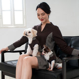 EMMAスエードタッチクラシカルVネック /100% Made in Japan