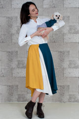 EMMAイレギュラーAiryスカート /100% Made in Japan