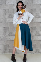 EMMAイレギュラーAiryスカート /100% Made in Japan