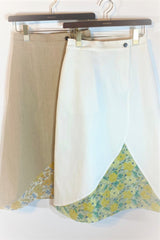 EMMAフラワージャガードデニムスカート /100% Made in Japan