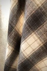 EMMAチェックサイドフレアスカート /100% Made in Japan