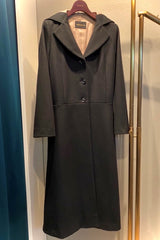 EMMAウールフーディーチェスターコート /100% Made in Japan