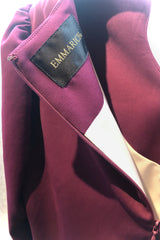 EMMAピーチ起毛ビルドアップブラウス /100% Made in Japan