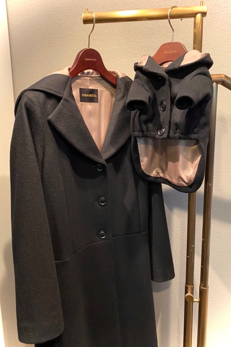 ★H&M  ブラック　ロングコートコート　サイズ　EUR 38