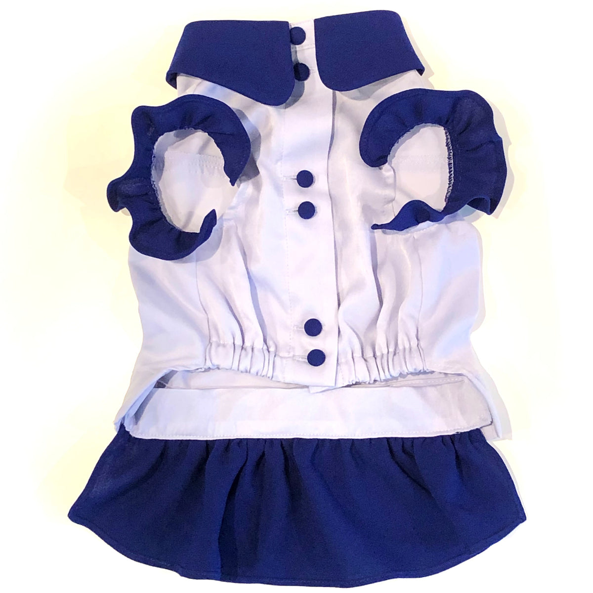 ナチュラル＆クラシカル ペチコートワンピつけ襟付き 新色登場♡ 犬服